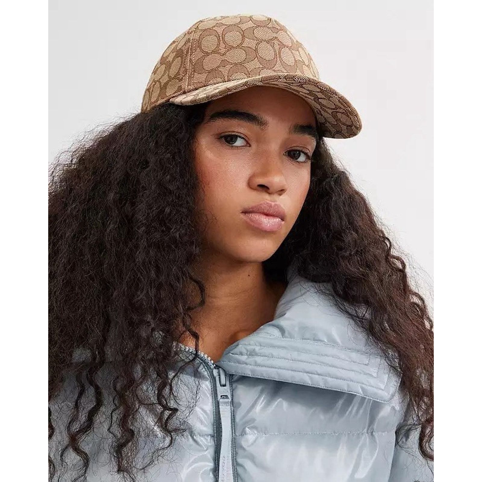 Coach NWT COACH Baseball Hat Khaki C Leather Strap CW766 M/L Size ONE SIZE - 5 Thumbnail