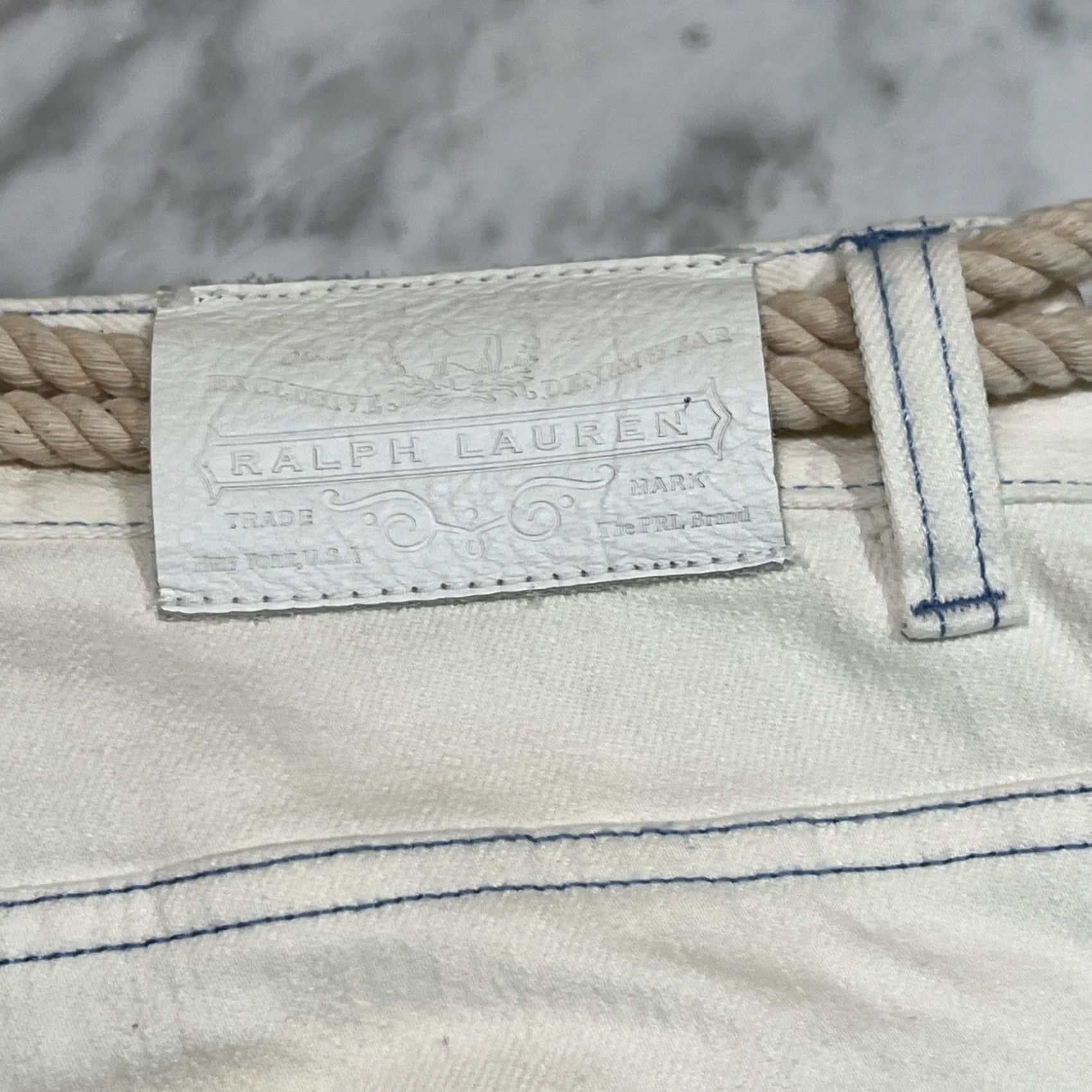 Ralph Lauren Ralph Lauren Lauren Jeans Nautical Classic Midcalf Rope Belt White Size 12/P Petites Women Size 34" / US 12 / IT 48 - 6 Thumbnail