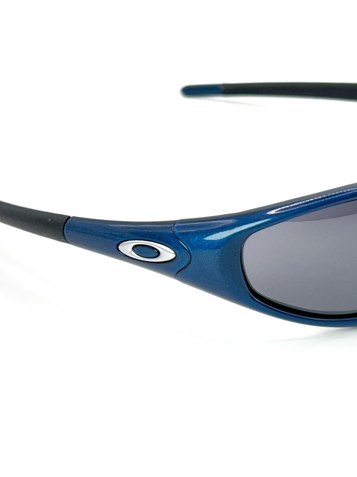 Oakley 1999 Vintage Oakley Sunglasses Straight Jacket Blue Size ONE SIZE - 5 Thumbnail