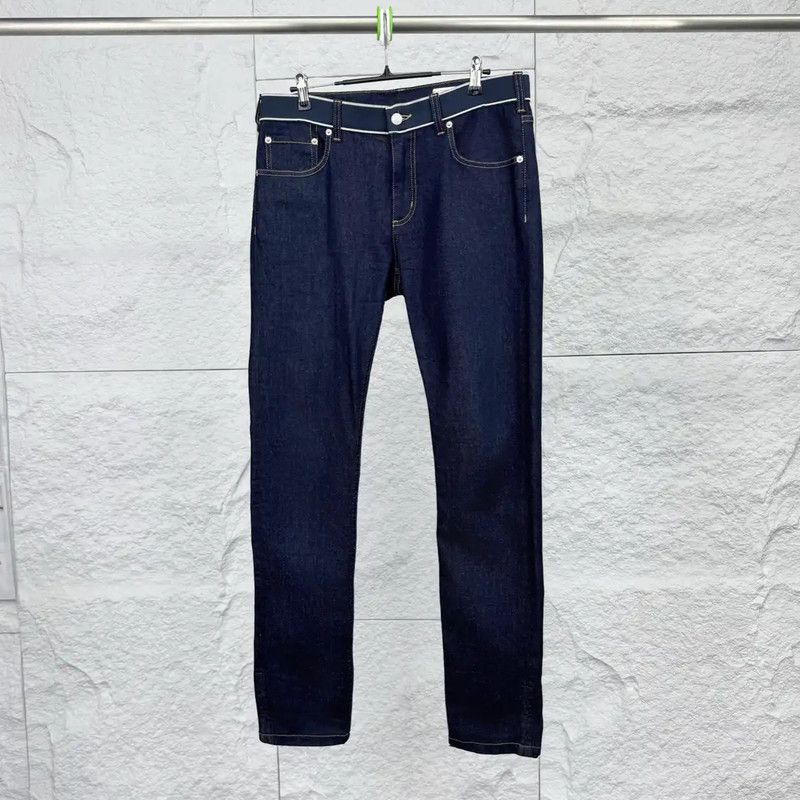 Alexander McQueen Alexander McQueen Casual Dark Blue Cotton Pants 0089 Size US 32 / EU 48 - 1 Thumbnail
