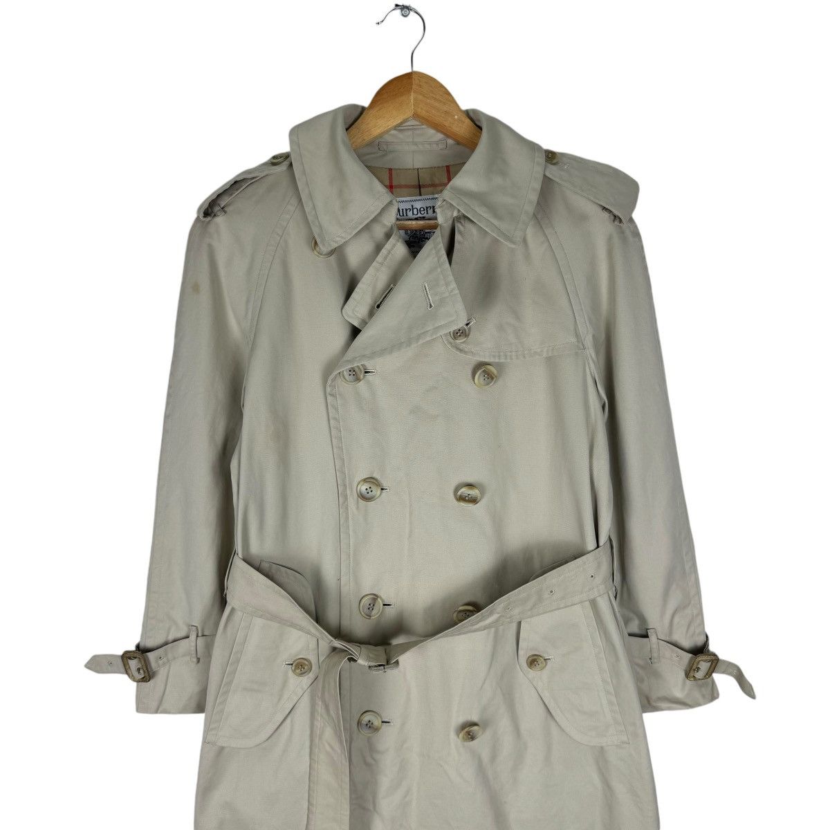 Burberry × Burberry Prorsum × Vintage ☀️BURBERRYS NOVA CHECK TRENCH COAT JACKET Size S / US 4 / IT 40 - 3 Thumbnail