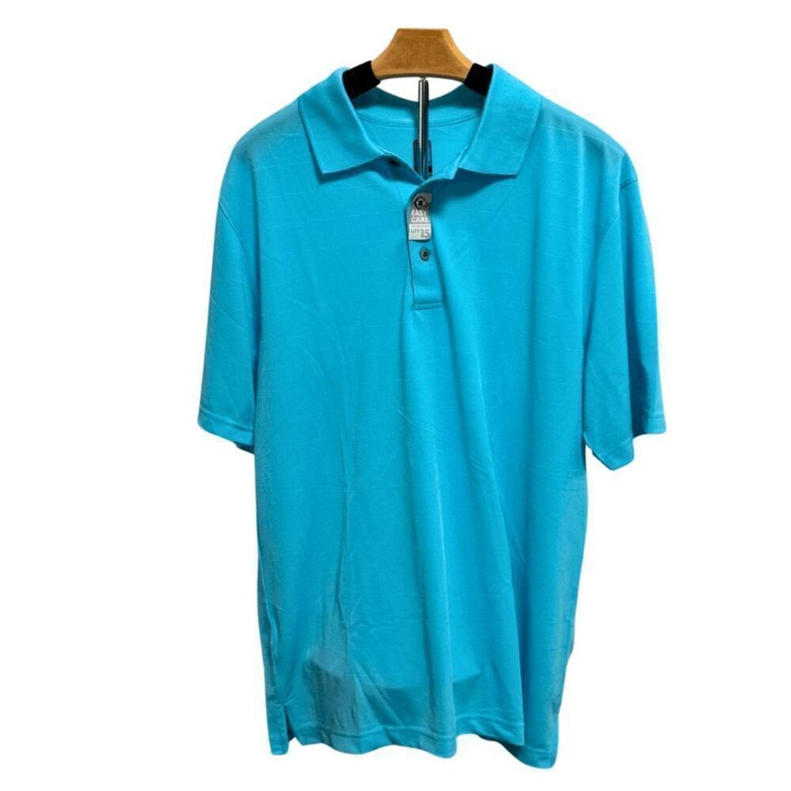PGA Tour PGA Tour Easy Care Bright Blue Golf Polo | Sz L, NWT Size US L / EU 52-54 / 3 - 3 Thumbnail