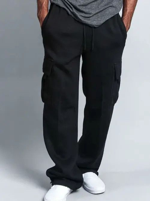 Japanese Brand × Vintage Heavy Pocket sweatpants Y2K HipHop Casual Size US 34 / EU 50 - 1 Thumbnail