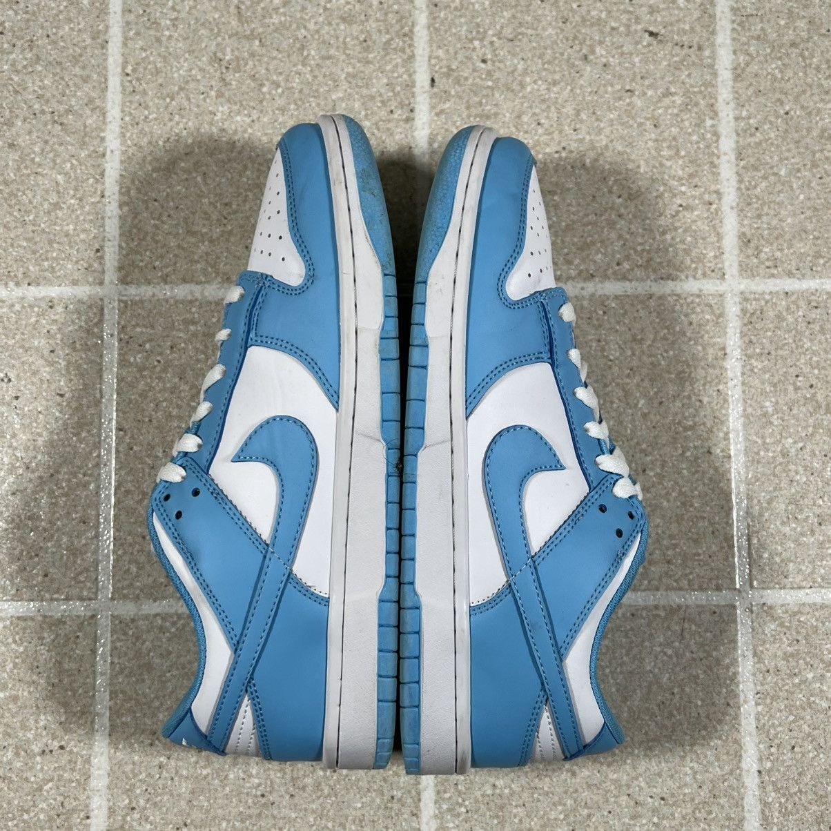 Nike Nike Dunk Low UNC White/University Blue Sneakers Size 8 Size US 8 / EU 41 - 6 Thumbnail