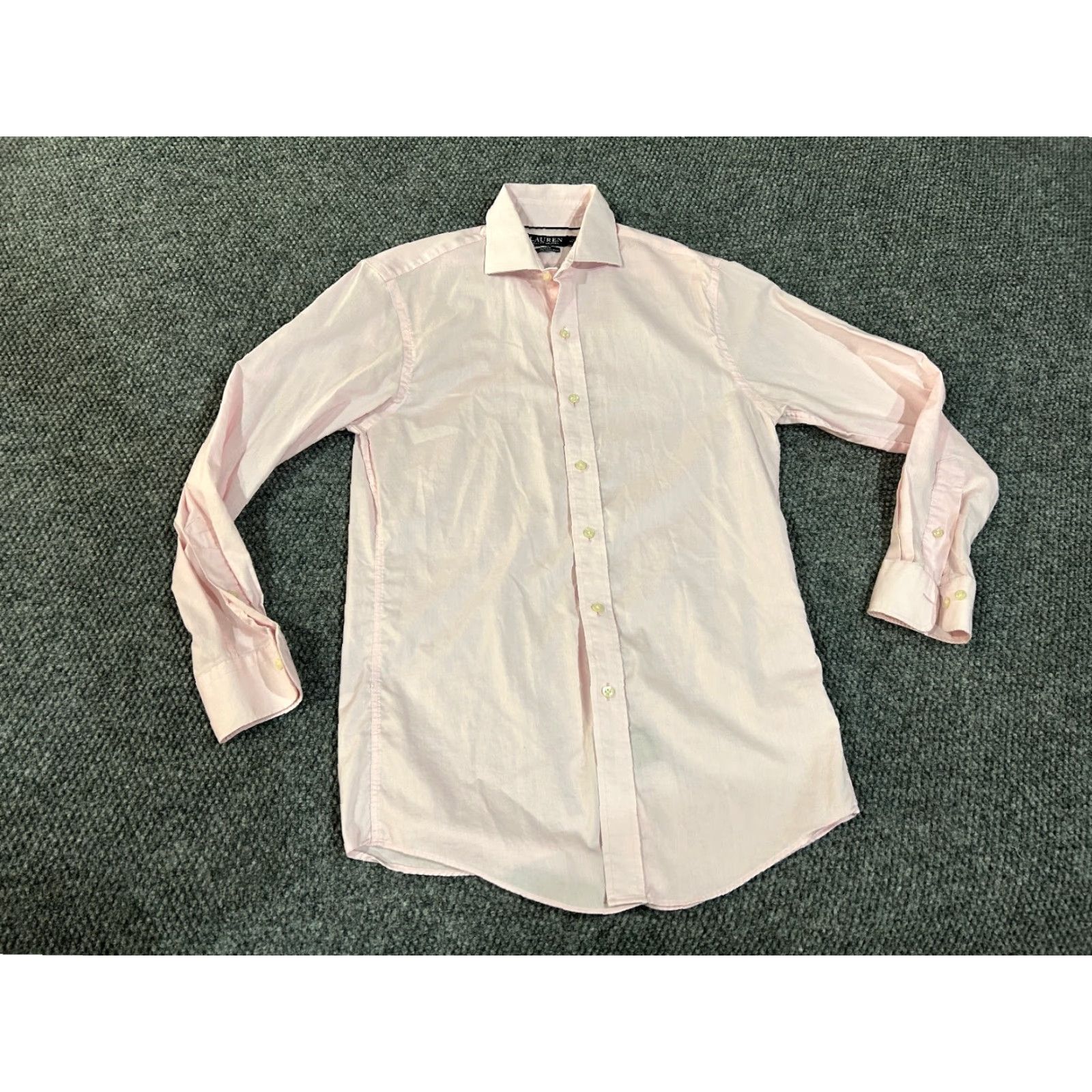Ralph Lauren Lauren Ralph Lauren Dress Shirt Mens Slim Pink Non-Iron Button-Down 15 32 33 Long Sleeve Size US M / EU 48-50 / 2 - 2 Thumbnail