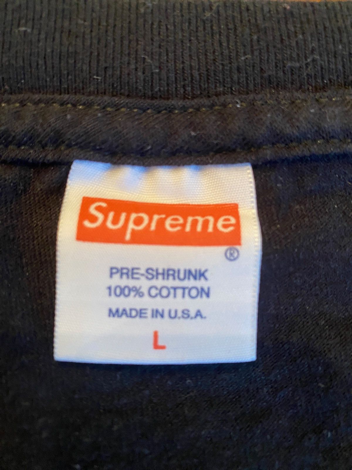 Supreme Supreme Fairy Tale of New York Black Tee. Size L Size US L / EU 52-54 / 3 - 4 Thumbnail