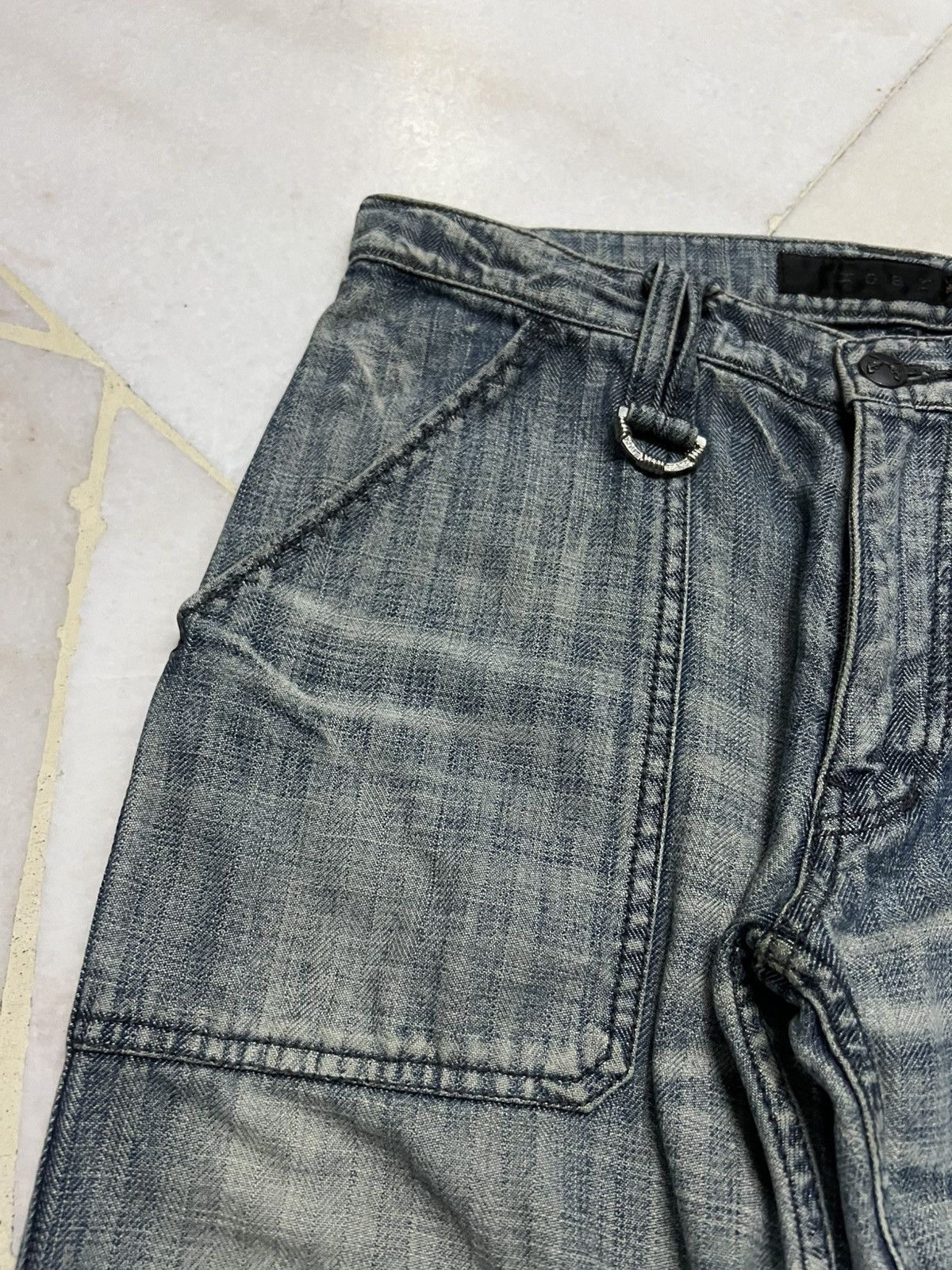 If Six Was Nine 💥Flare💥Roar Love & Peace Stripe Jeans Size US 29 - 7 Thumbnail