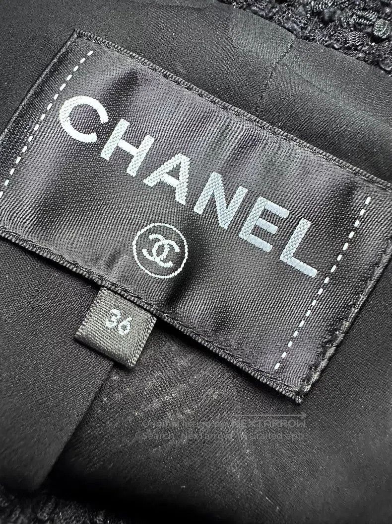 Chanel Chanel Tweed checkered round-neck knitted long-sleeved sho Size XS / US 0-2 / IT 36-38 - 5 Thumbnail