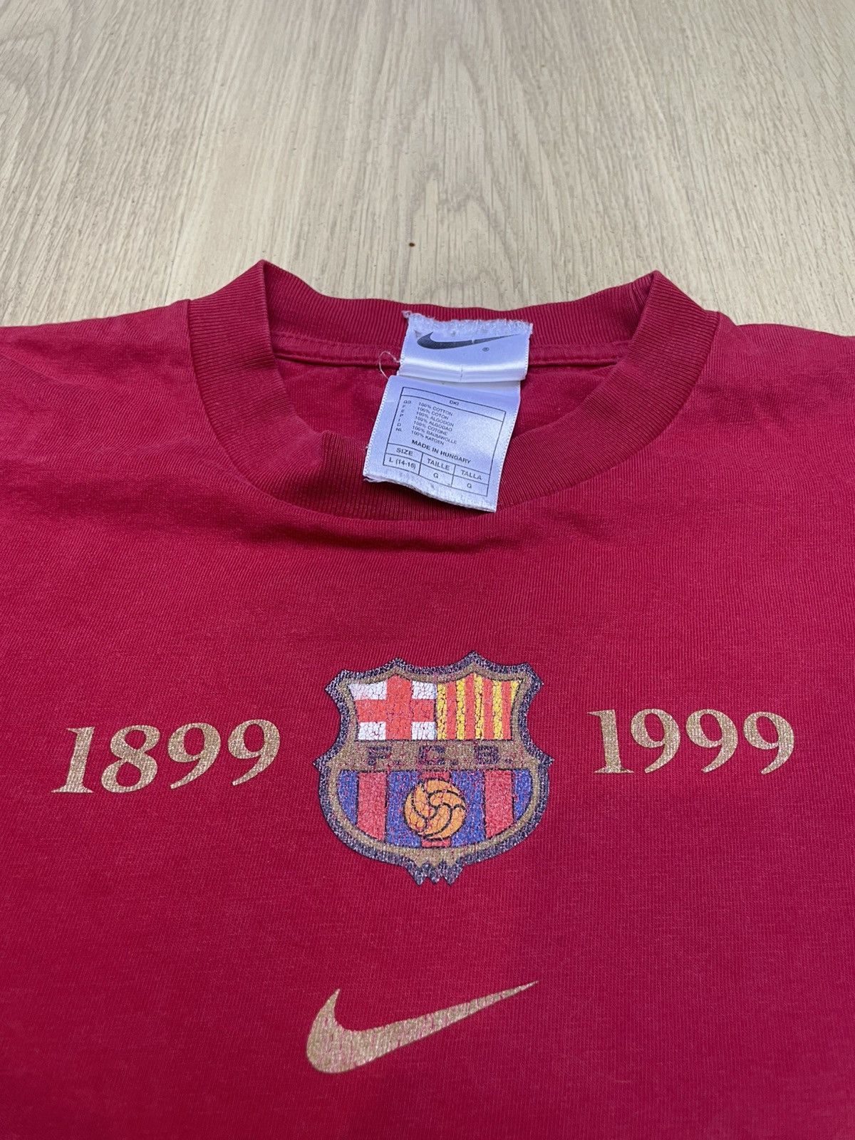 Nike Barcelona nike football vintage 1999 jersey Size US S / EU 44-46 / 1 - 4 Thumbnail