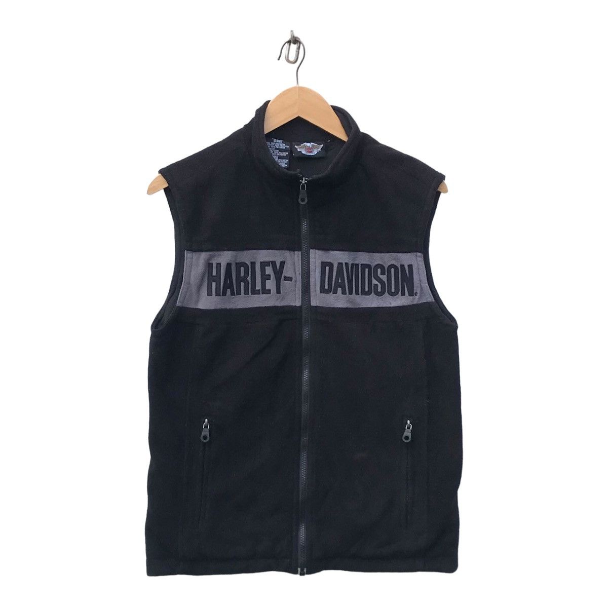 Harley Davidson Harley Davidson Sleeveless Fleece Jacket Size US S / EU 44-46 / 1 - 1 Thumbnail