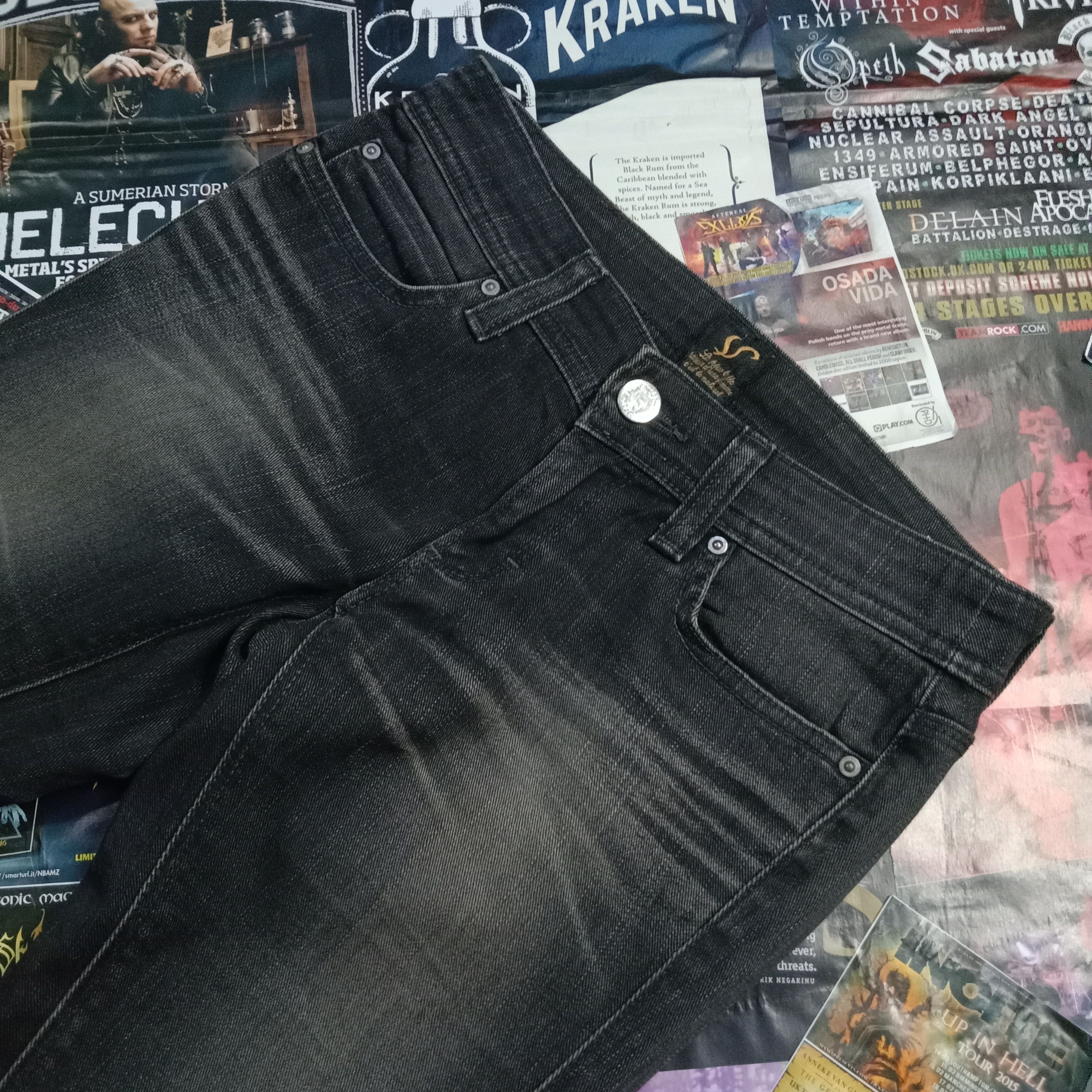 Beauty Beast × Hysteric Glamour × If Six Was Nine 🇯🇵 Y2k Seditionaries Edwin Black jeans Size 28" / US 6 / IT 42 - 3 Thumbnail