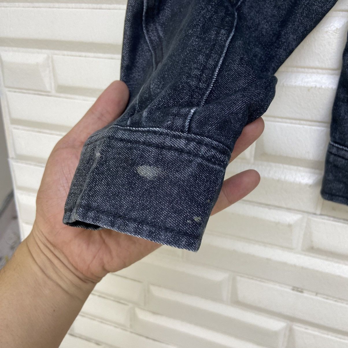 Japanese Brand Japanese Brand I’z Frontier Biker Stretch Denim Jacket Size US S / EU 44-46 / 1 - 7 Thumbnail