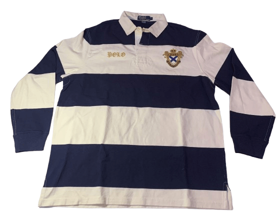 Polo Ralph Lauren Polo Ralph Lauren - Long Sleeve Rugby Polo Shirt Men's Large Size US L / EU 52-54 / 3 - 1 Thumbnail