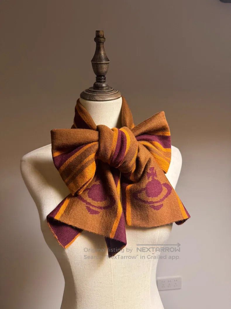 Vivienne Westwood Wine red and caramel orange dual side Sa