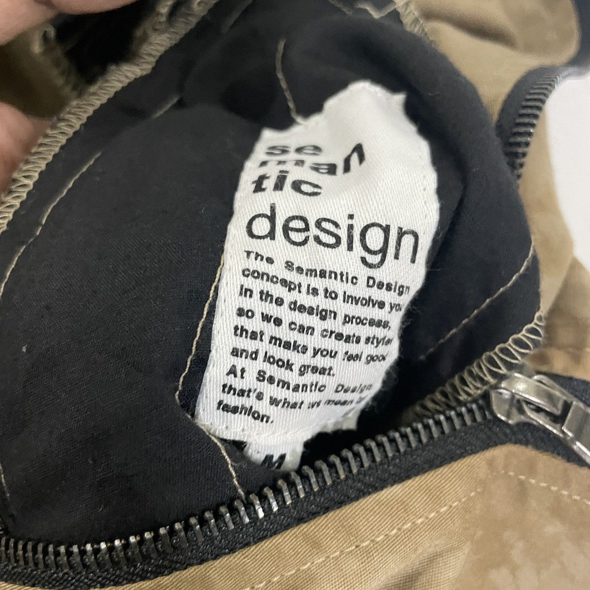 semanticdesign Vintage Sematic Design Sleeveless Hoodies Jacket Size M / US 6-8 / IT 42-44 - 4 Thumbnail