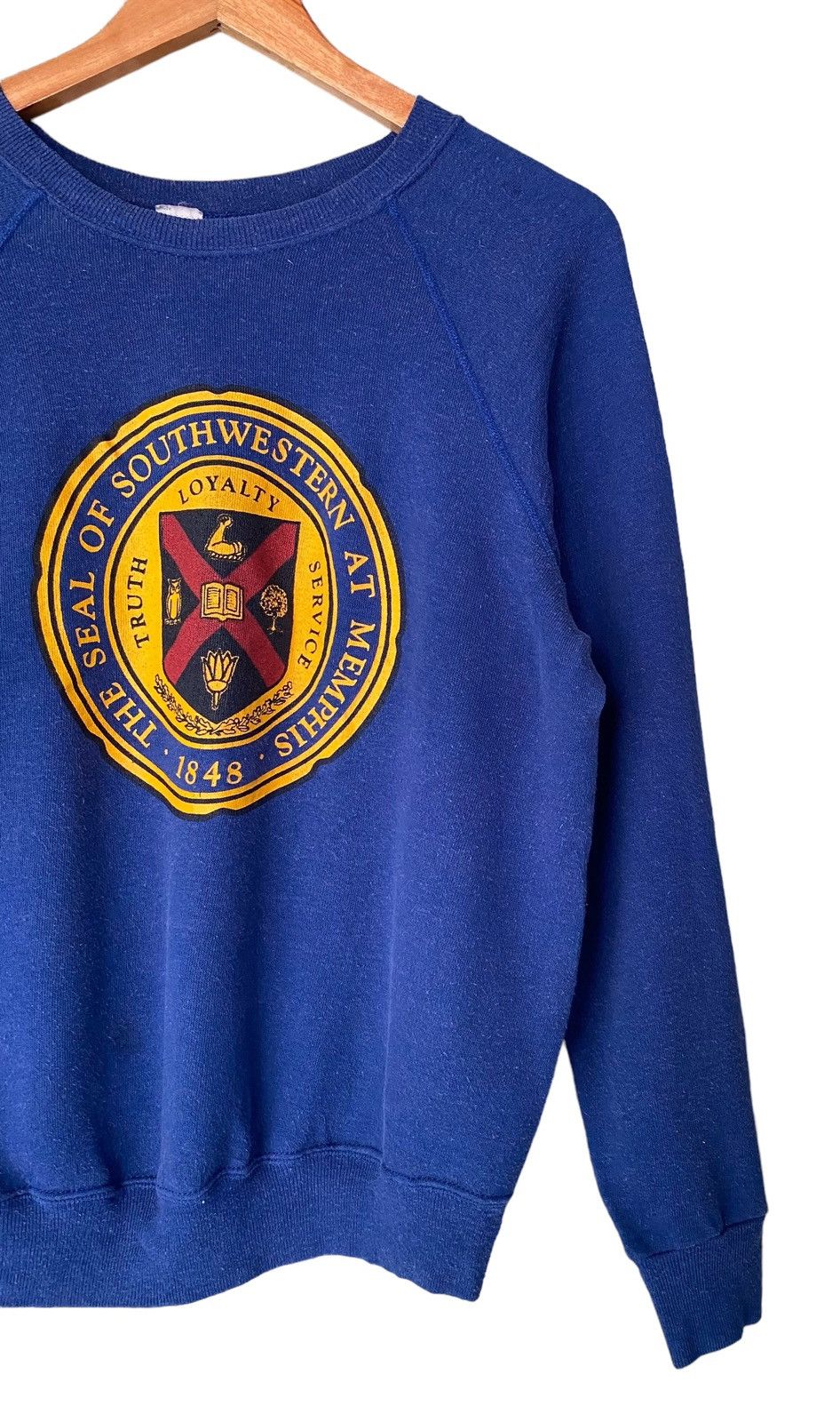 Vintage Vintage 1948 The Seal Of Southwestern At Memphis Sweatshirt Size US M / EU 48-50 / 2 - 2 Thumbnail