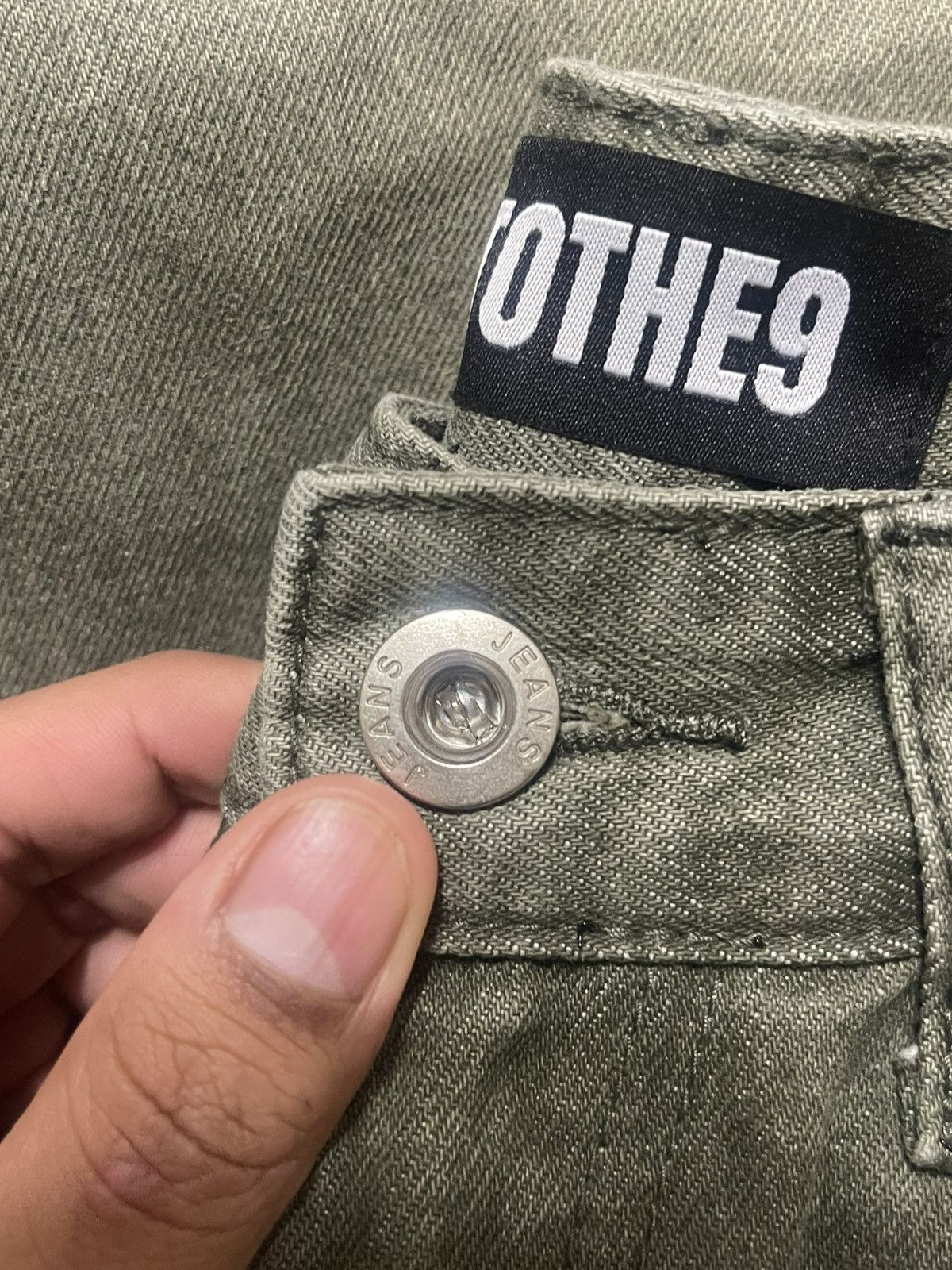 Other Army Green Washed Denim Size US 30 / EU 46 - 4 Thumbnail