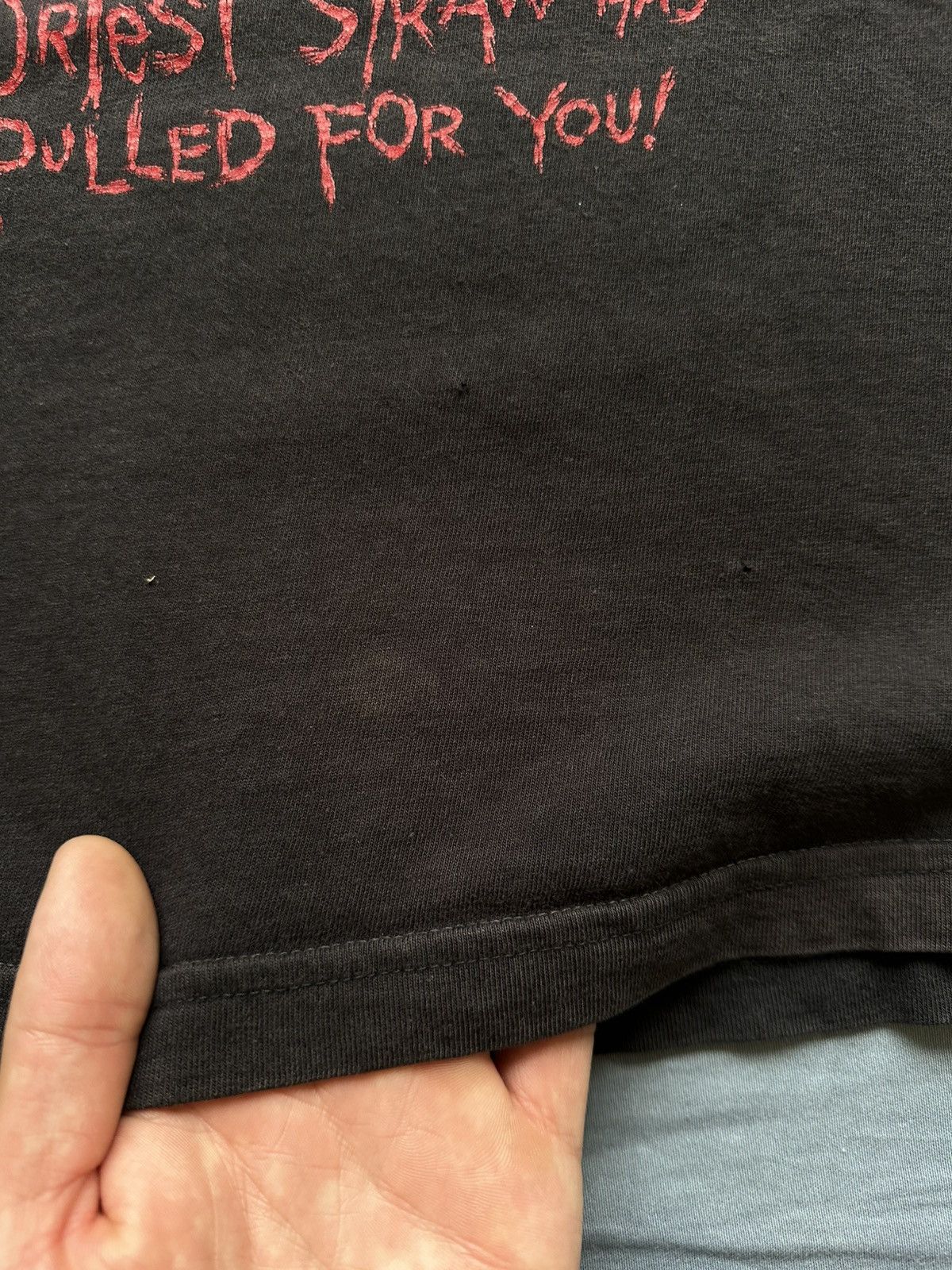 Band Tees Metallica the shortest straw 1988 vintage distressed t-shirt Size US XL / EU 56 / 4 - 10 Thumbnail