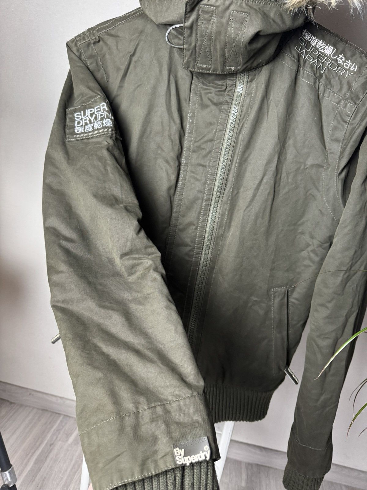 Japanese Brand Military Y2K doublezip fur hood jacket Alpha LGB Goa vibe Size US M / EU 48-50 / 2 - 5 Thumbnail