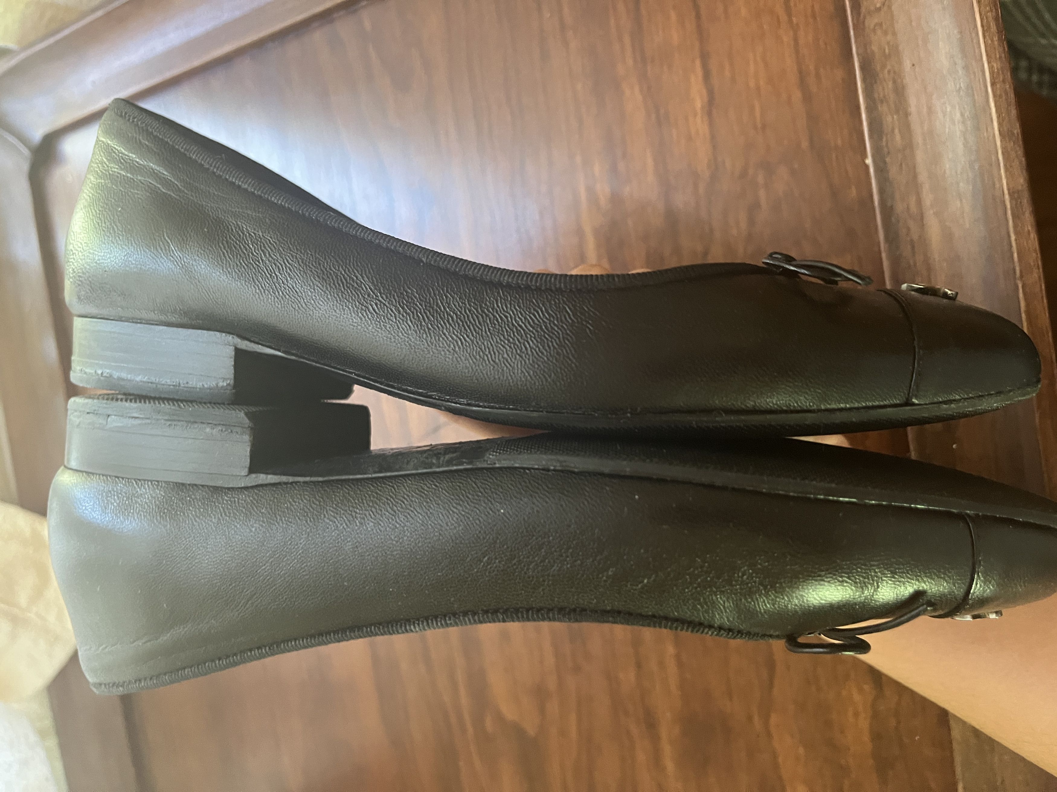 Chanel Chanel ballet flats black leather size 37 Size US 7 / IT 37 - 5 Thumbnail