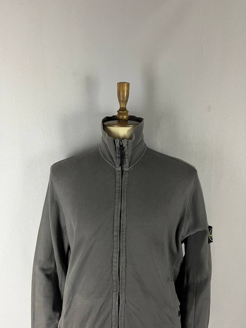 Stone Island Stone Island Zip Sweatshirt Jacket Grey Size US XXL / EU 58 / 5 - 2 Thumbnail