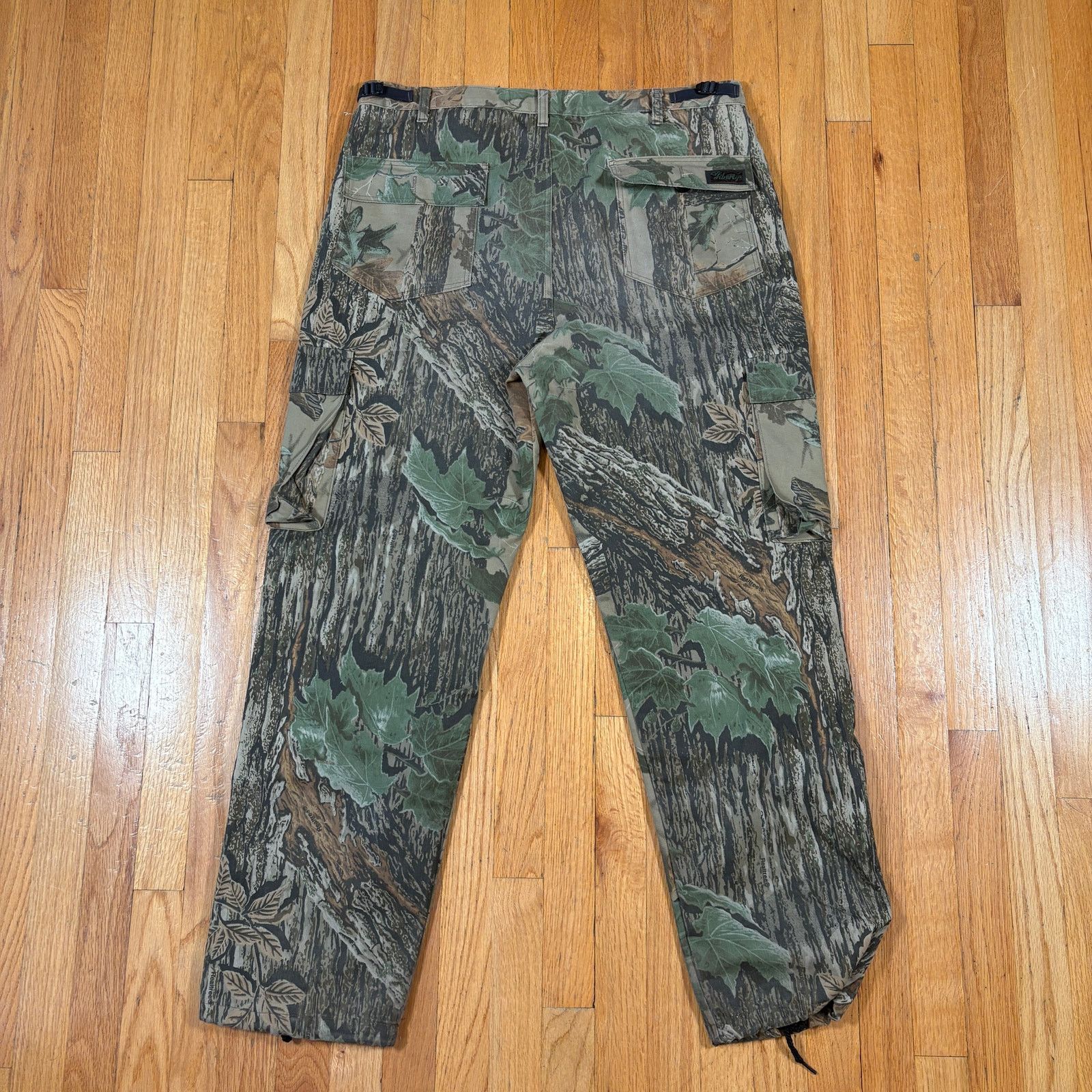 Vintage Vintage 90s Woodland Camo Liberty Hunting Pants 38x31 Size US 38 / EU 54 - 3 Thumbnail