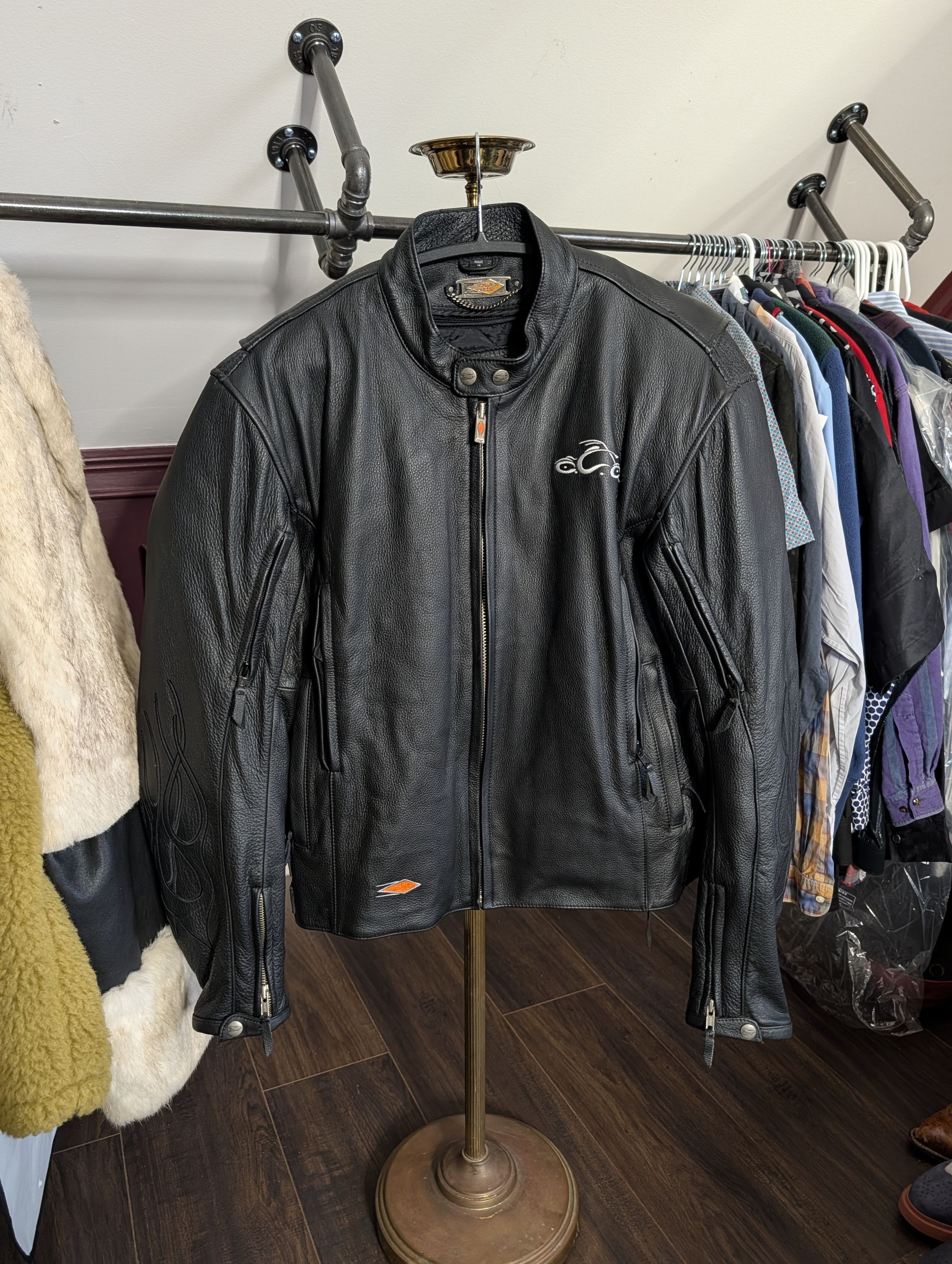 Powers Supply ORANGE COUNTY CHOPPERS Double Buckle Logo Jacket Size US S / EU 44-46 / 1 - 2 Thumbnail