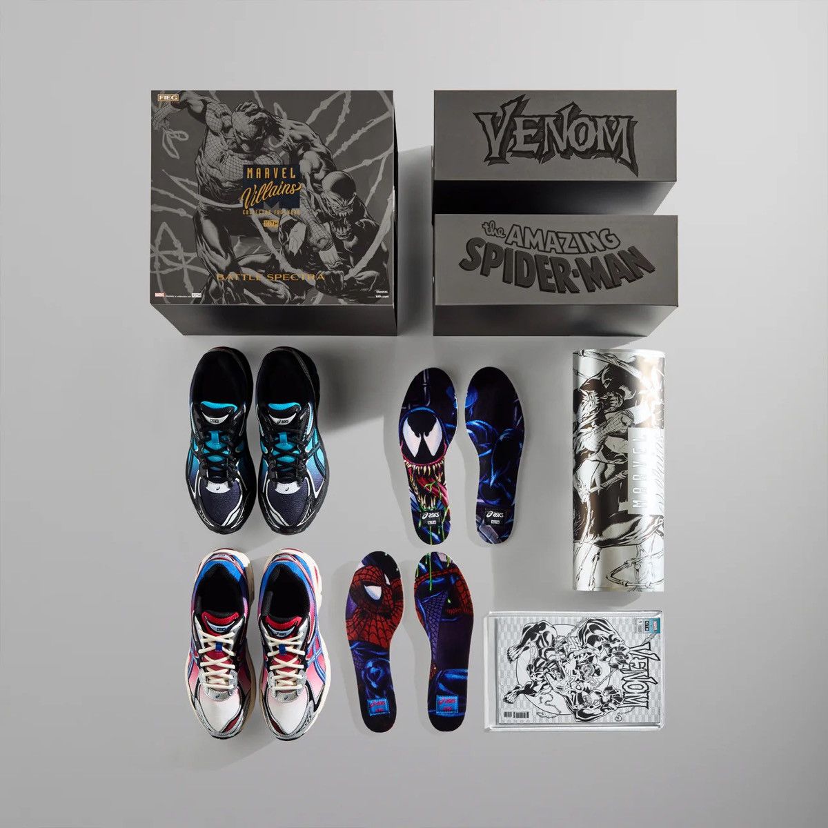 Asics × Kith × Marvel Comics KITH x Marvel x GT 2160 ‘Venom vs. Spiderman Pack’ Size US 6 / IT 36 - 1 Thumbnail