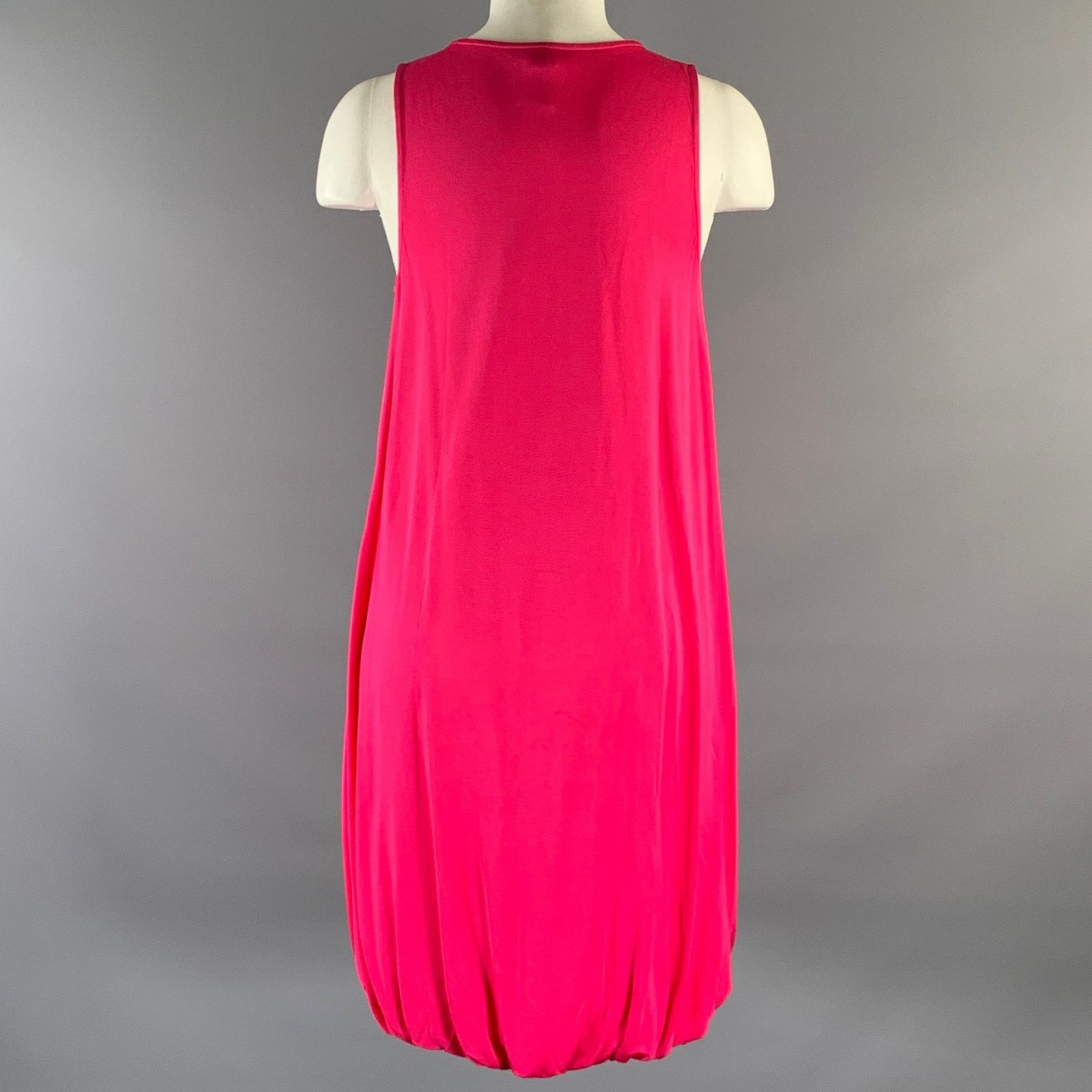 Alice + Olivia ALICE + OLIVIA Size XS Pink Viscose Silk Sleeveless Dress Size XS / US 0-2 / IT 36-38 - 3 Thumbnail