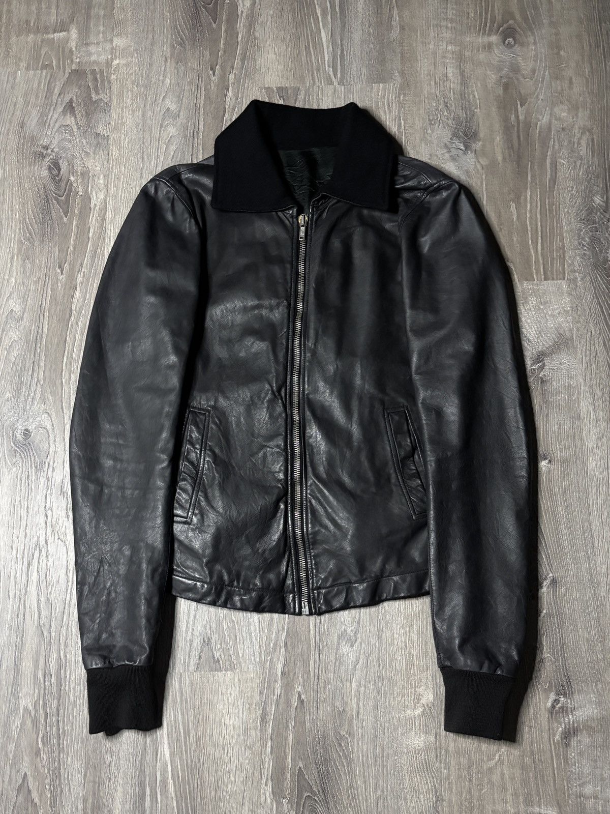 Rick Owens rick owens fw08 "stag" leather jacket Size US S / EU 44-46 / 1 - 1 Thumbnail