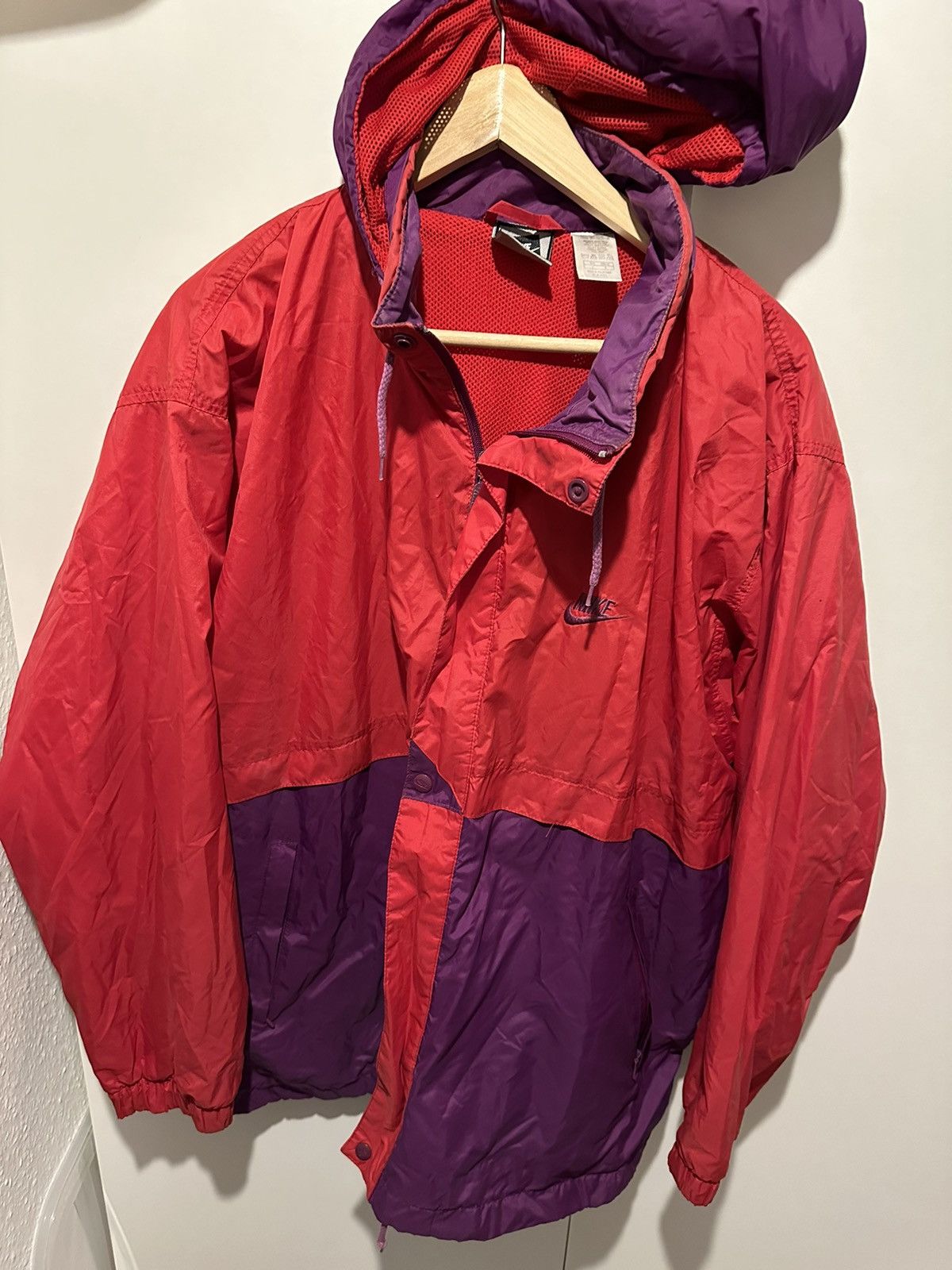 Nike Air Windbreaker Jacket Size L Vintage Retro USA