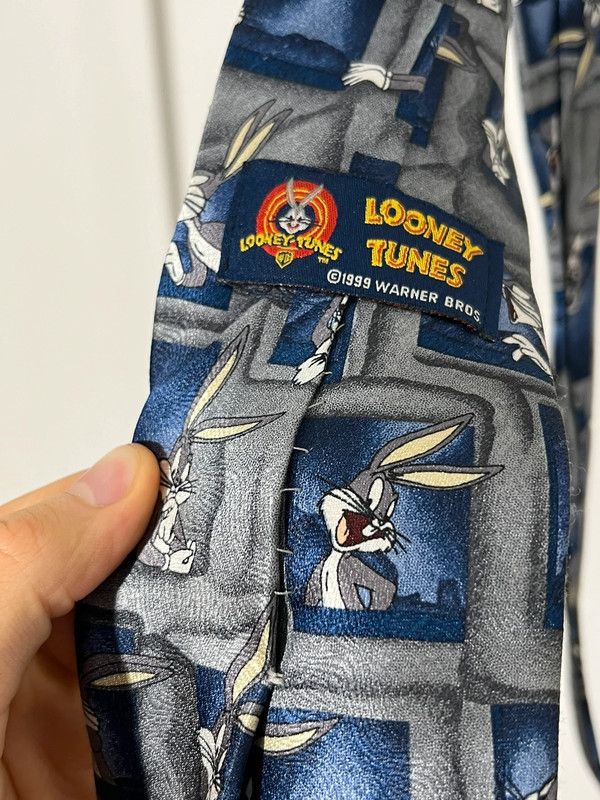 Cartoon Network × Vintage Looney Tunes Bugs Bunny 1999 vintage tie Size ONE SIZE - 3 Thumbnail