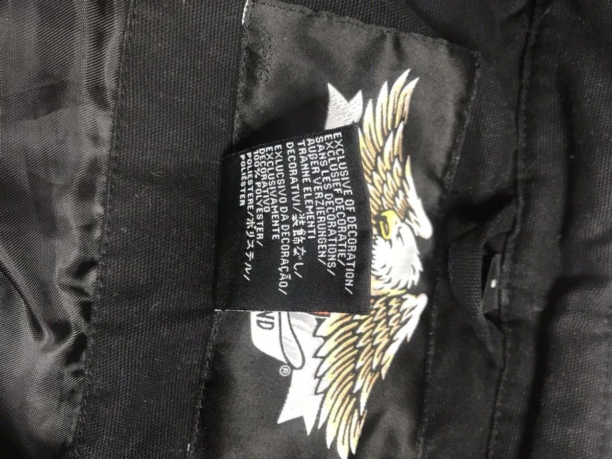 Harley Davidson × Vintage Harley Davidson Denim Jacket Vintage Big Logo Skull Size US S / EU 44-46 / 1 - 8 Thumbnail