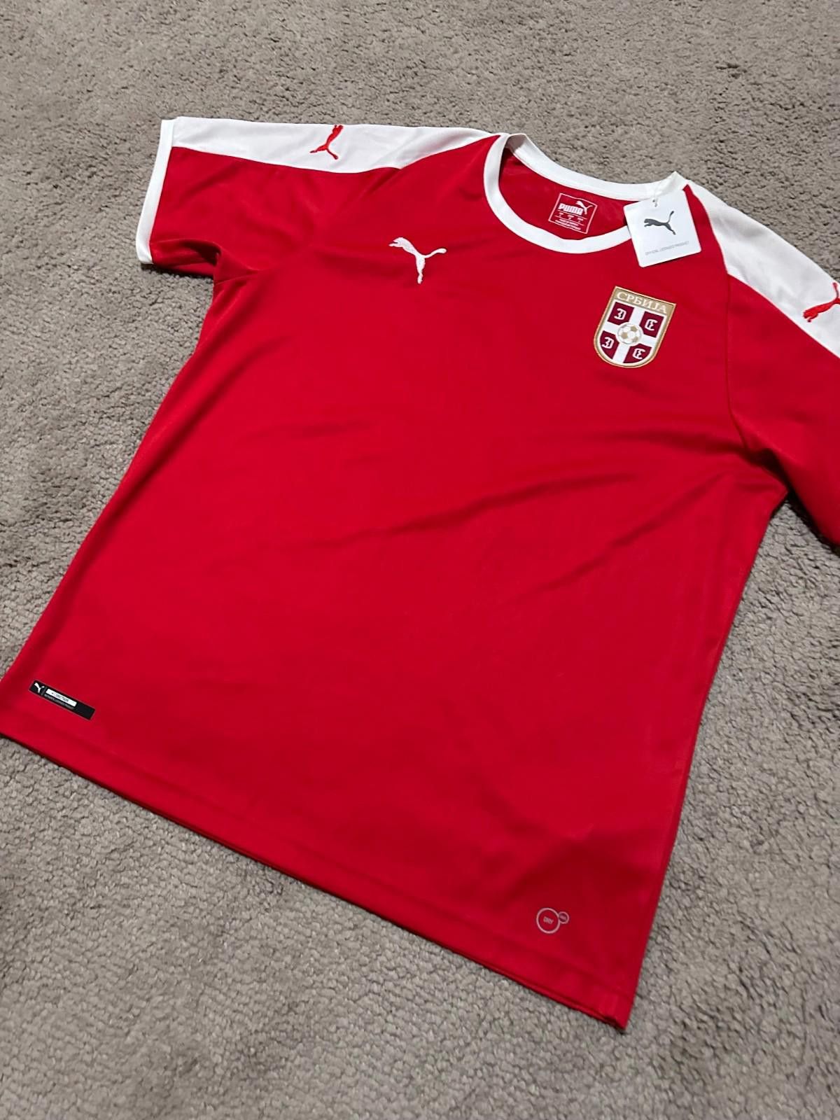Puma NWT Serbia 2018 2020 Home Football Shirt Soccer Jersey Puma Size ONE SIZE - 2 Thumbnail