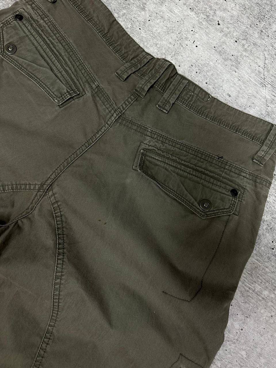 Japanese Brand × Vintage Vintage Japanese Cargo Gray Baggy Pants Size US 36 / EU 52 - 13 Thumbnail