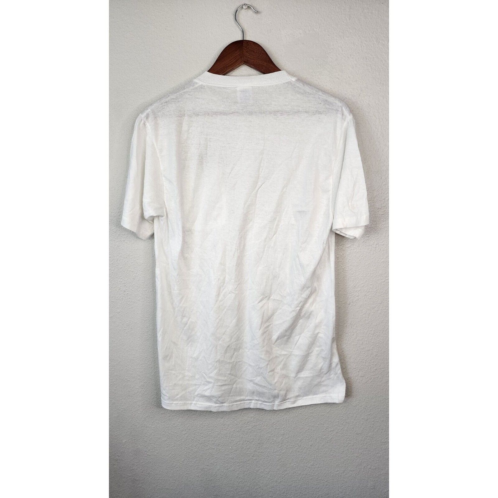 Jerzees Vintage Yellowstone Shirt National Park White L Pocket Tee Size US L / EU 52-54 / 3 - 5 Thumbnail