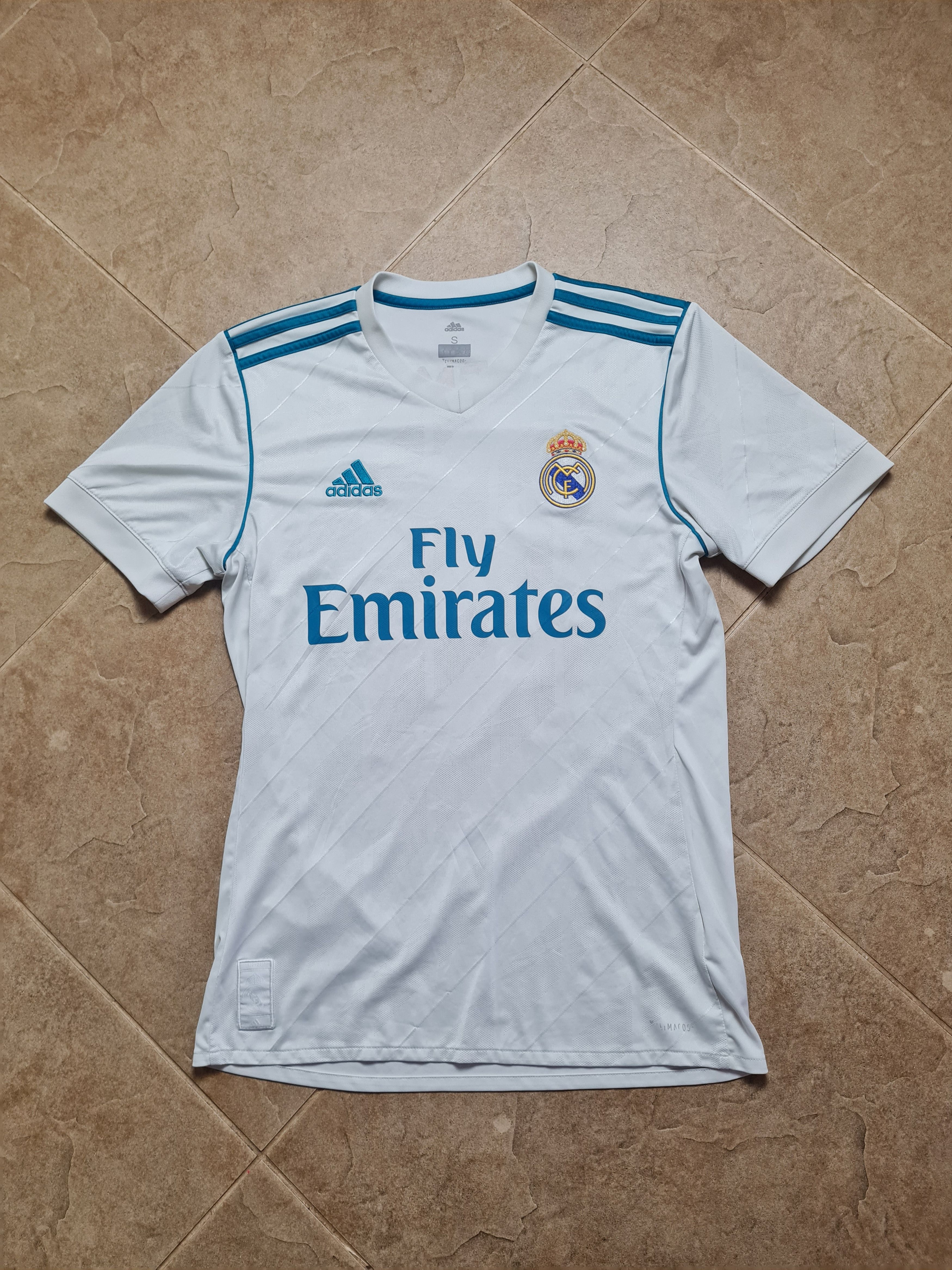 Adidas Real Madrid Adidas #14 CASEMIRO 2017/18 Home Soccer Shirt S Size US S / EU 44-46 / 1 - 2 Thumbnail