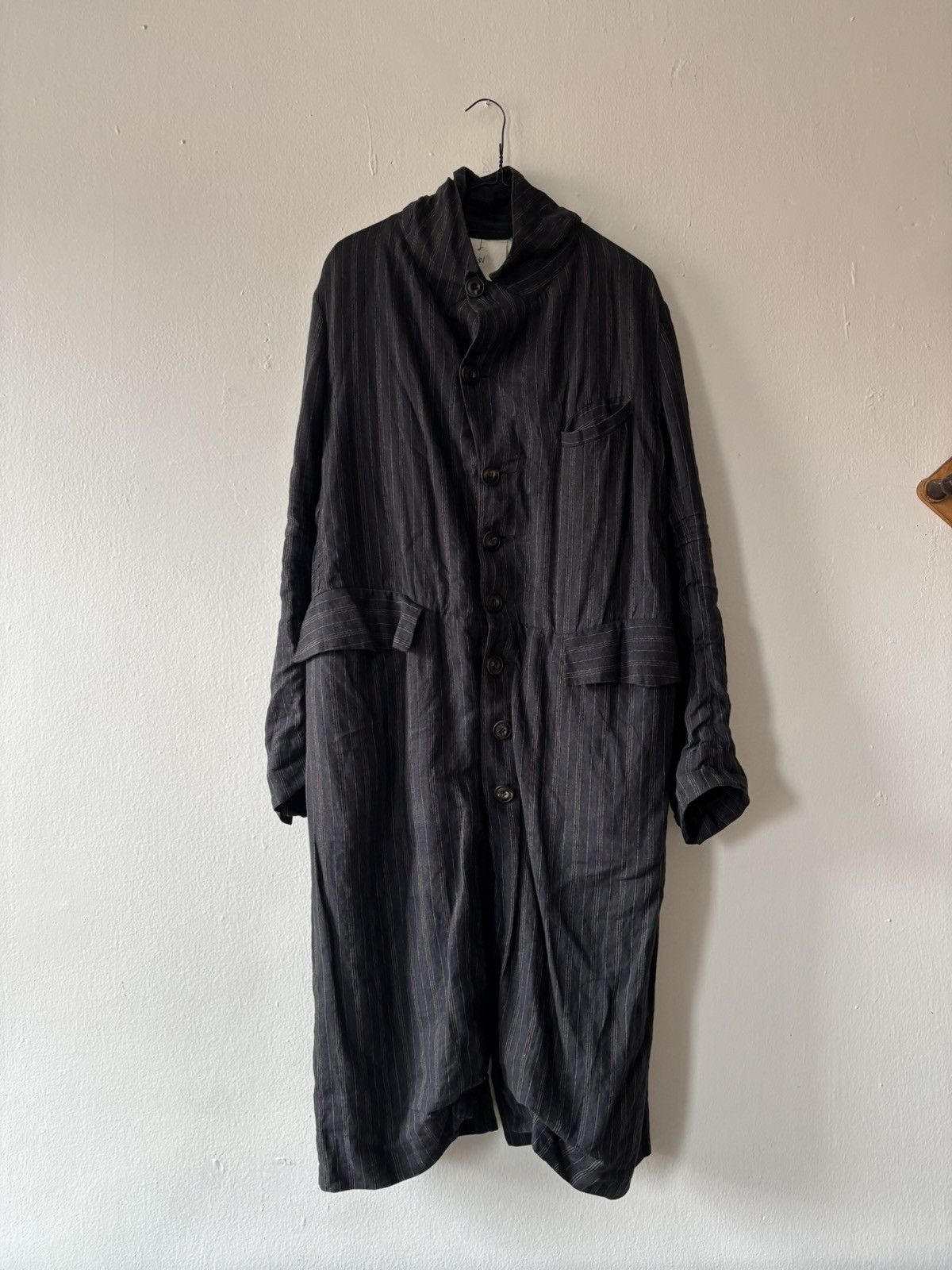 John Alexander Skelton Linen single breasted frock coat Size US M / EU 48-50 / 2 - 1 Thumbnail
