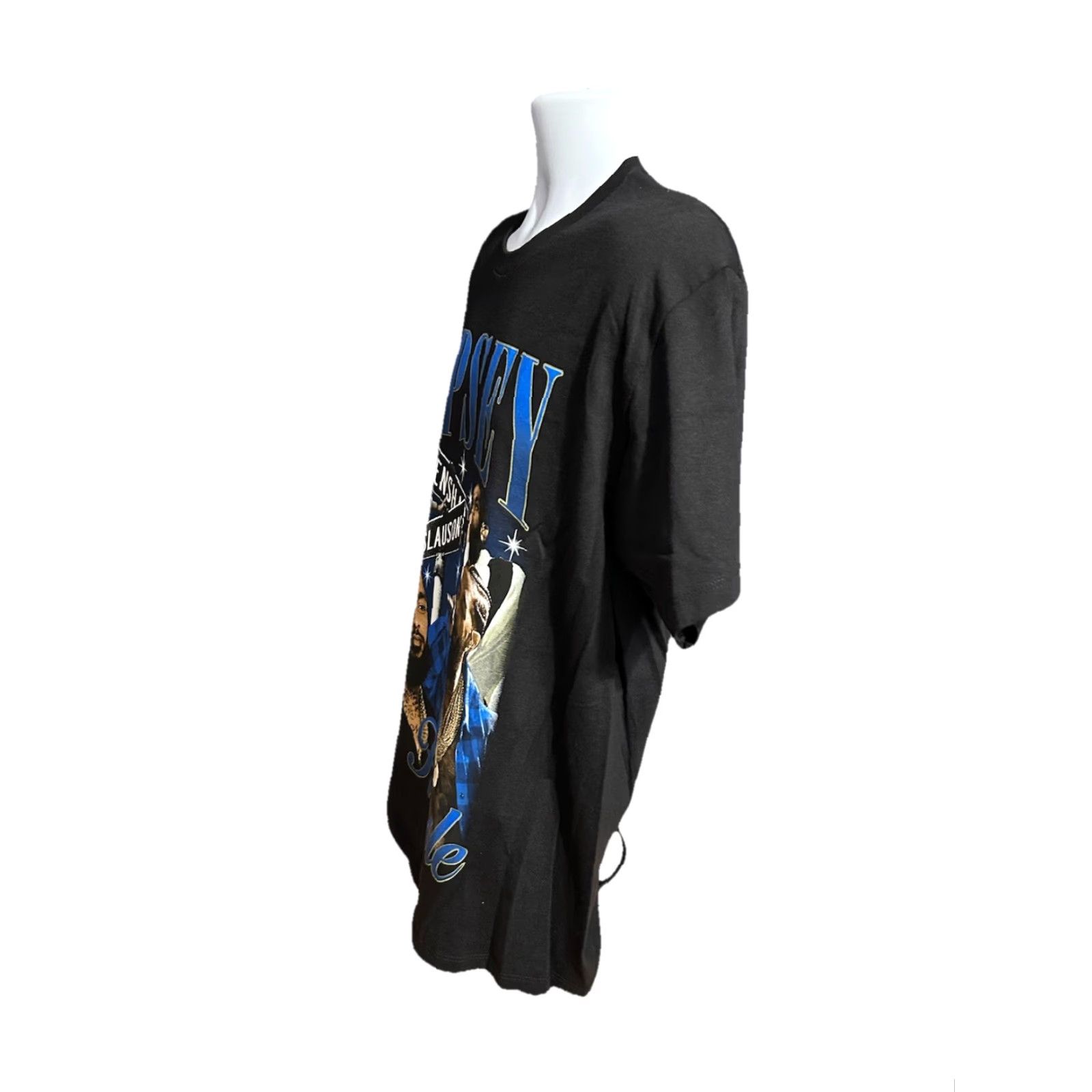 Vintage VINTAGE Nipsey Hustle Crenshaw Slauson Shirt Men L Black Short Sleeve Nipsey Hustle Shirt Graphic Print West Coast Hip Hop Rap Crew Neck 90s? No Size US L / EU 52-54 / 3 - 2 Thumbnail