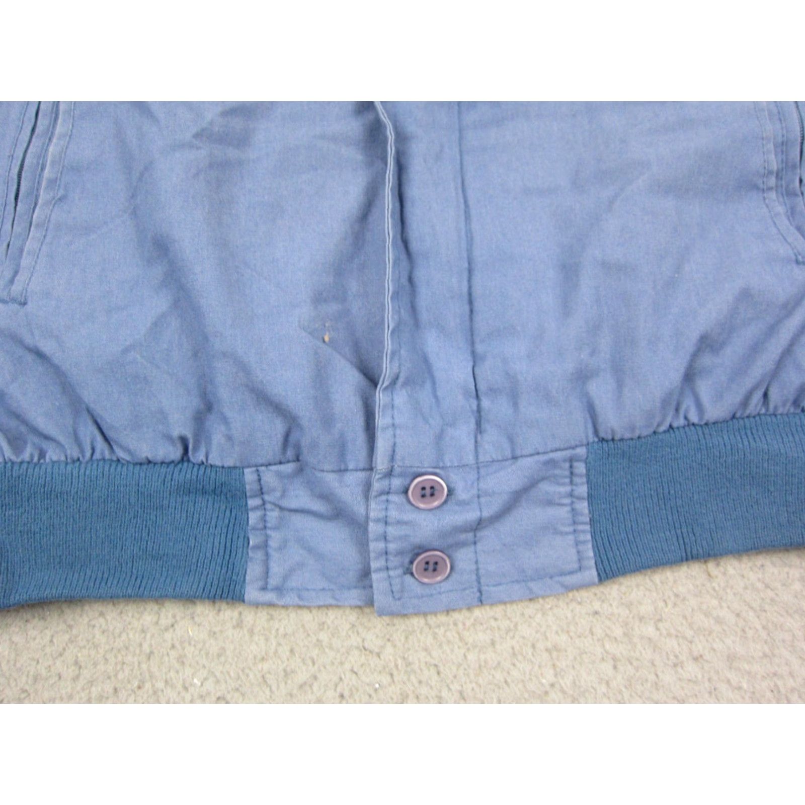 Vintage Vintage Par Four Bomber Jacket Mens LT Blue Full Zip 80s 90s Classic Big & Tall Regular Mens Size US L / EU 52-54 / 3 - 5 Thumbnail