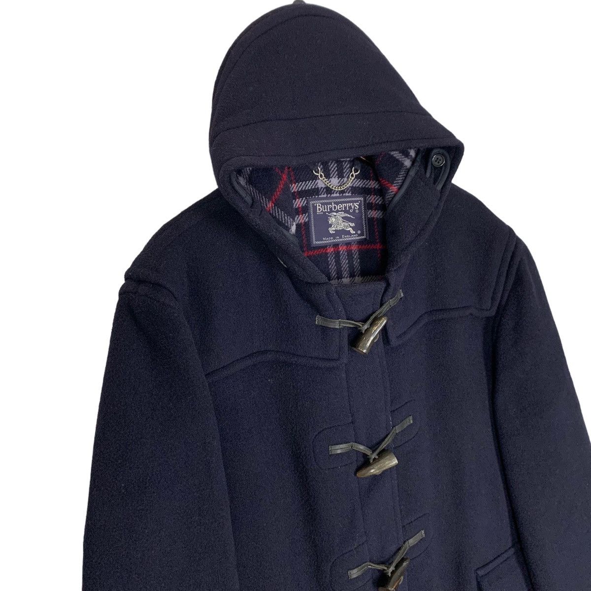Burberry Vintage Burberrys Duffle Coat Nova Check Burberrys Size US M / EU 48-50 / 2 - 4 Thumbnail