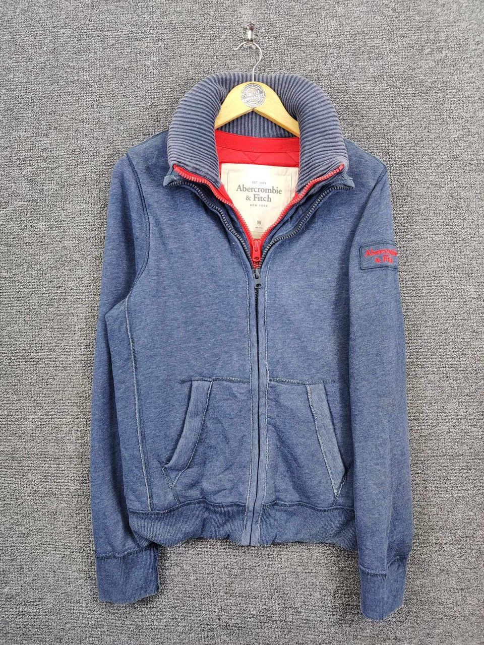 Abercrombie & Fitch Vintage Abecrombie Fitch Sweater Zipper Jacket Size US M / EU 48-50 / 2 - 1 Thumbnail