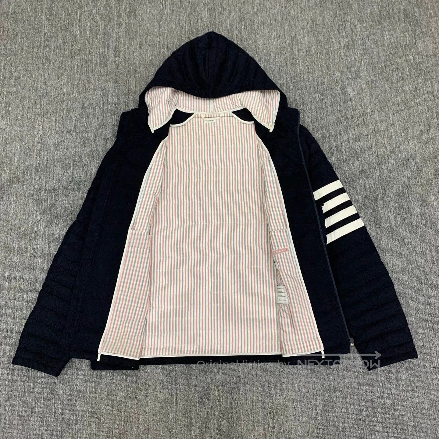 Thom Browne thom browne navy down jacket with stripes. Size US M / EU 48-50 / 2 - 8 Thumbnail
