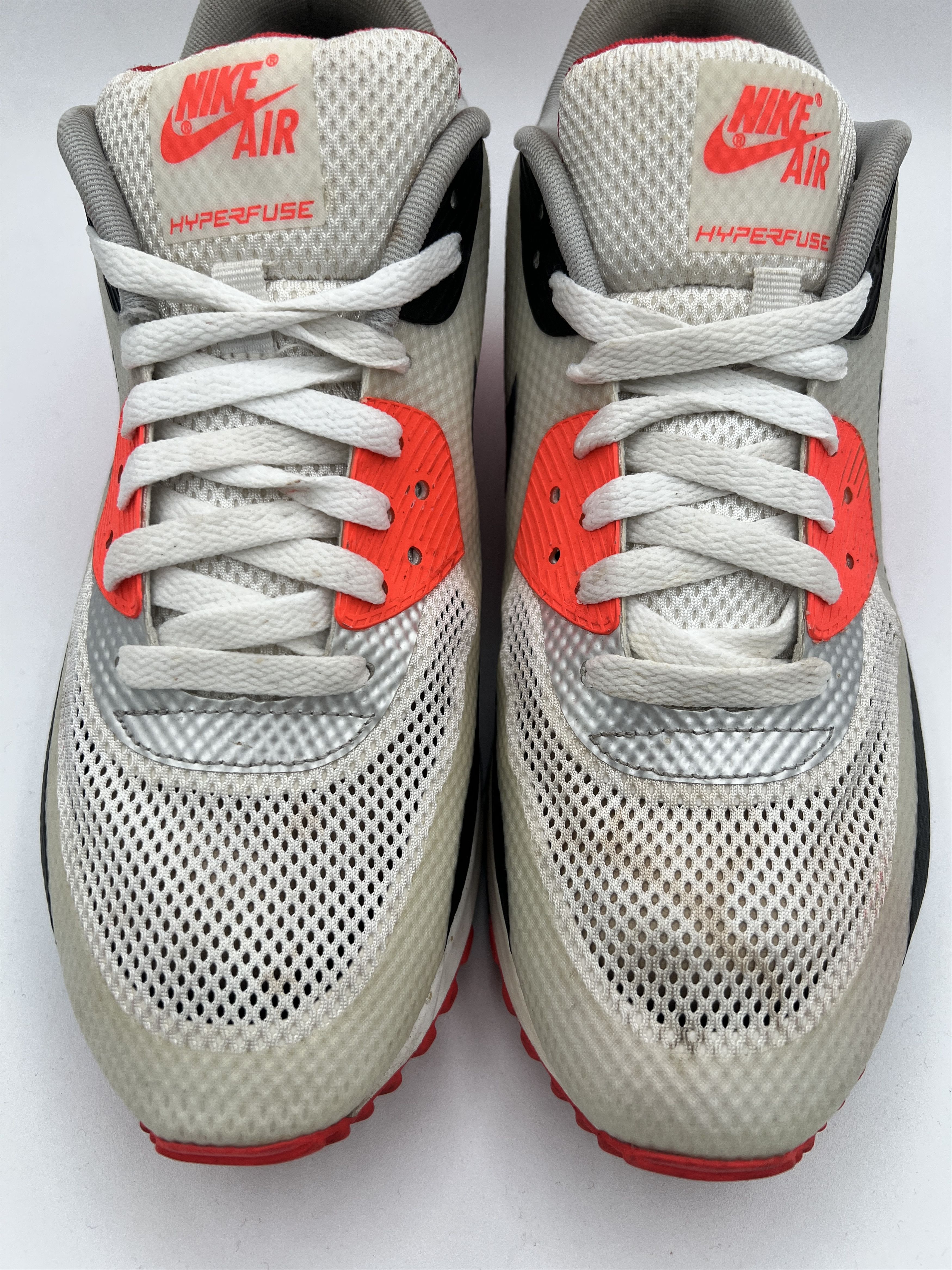 Nike Nike Men's Air Max 90 Hyperfuse PRM Infrared 548747-106 Size US 9.5 / EU 42-43 - 2 Thumbnail