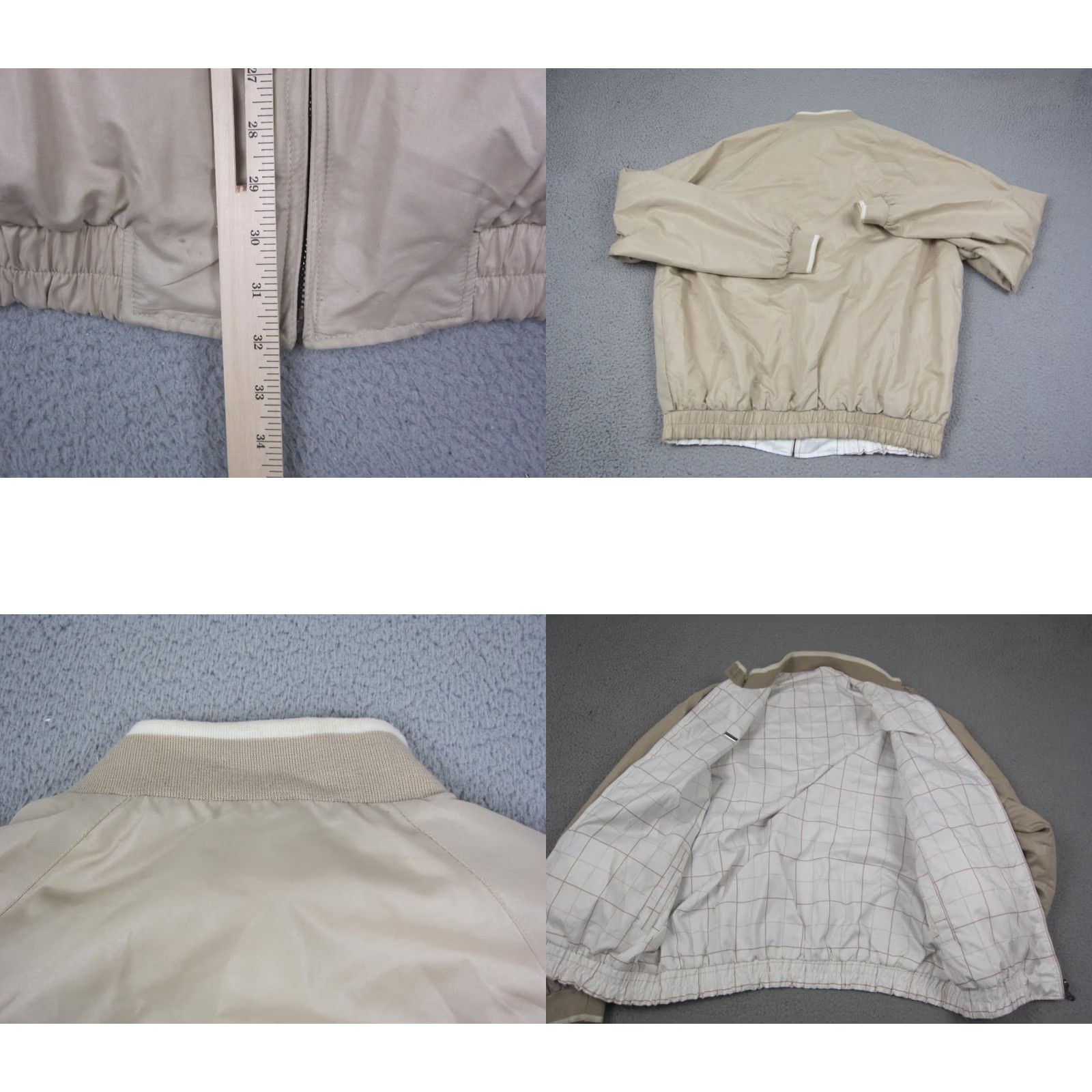 Sean John VINTAGE Sean John Jacket Mens 2XL Beige Reversible Bomber Full Zip Jacket Size US XXL / EU 58 / 5 - 8 Thumbnail