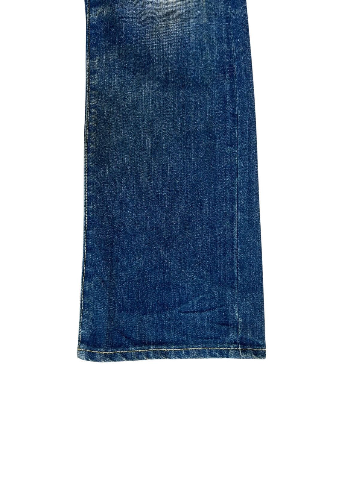 Le Grande Bleu (L.G.B.) Purple&Yellow Japan Dirty Mud Denim Straight Jeans Size US 32 / EU 48 - 11 Thumbnail