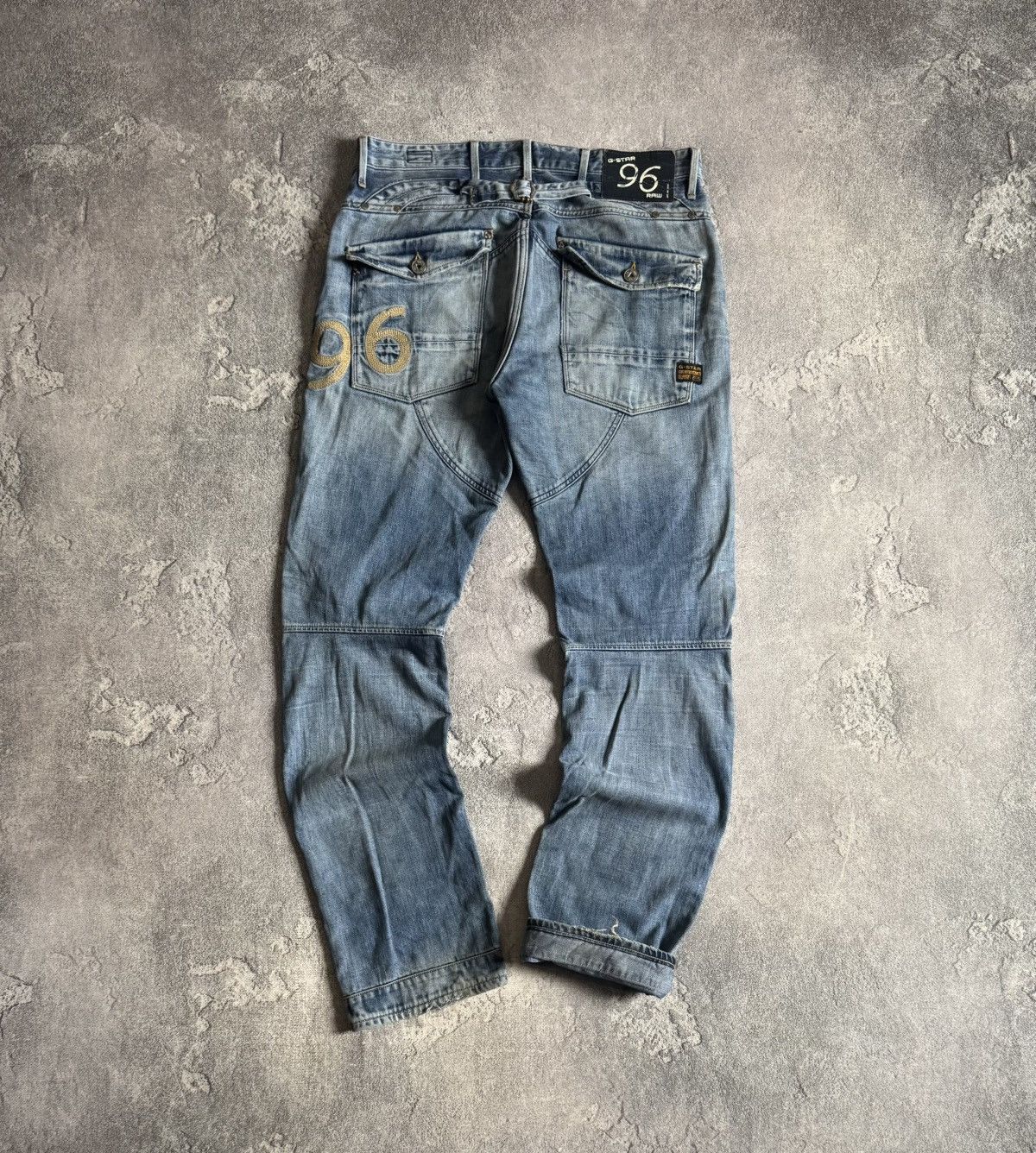 G-Star G star raw 36/36 elwood heritage embro baggy pants jeans y2k Size US 36 / EU 52 - 1 Thumbnail