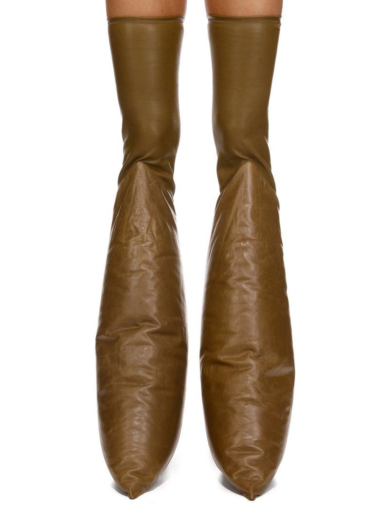 Rick Owens o1y0126 Boots in Light Brown Size US 7 / IT 37 - 3 Thumbnail