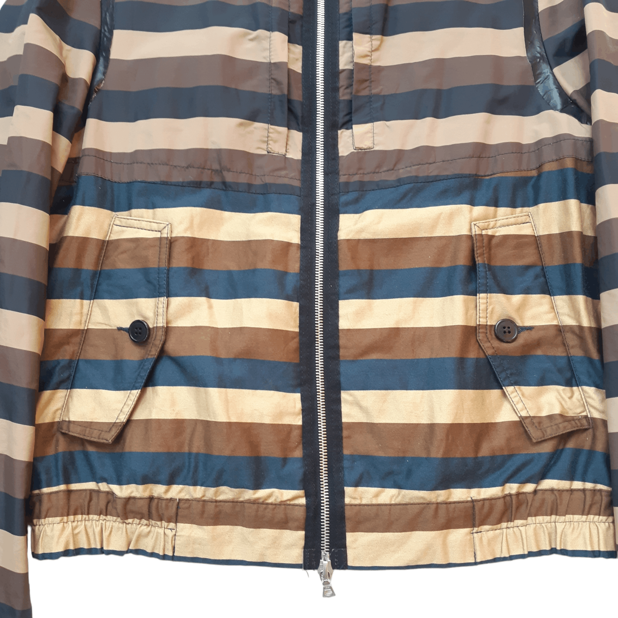 Dries Van Noten Dries Van Noten Striped 2 layer Jacket Size S / US 4 / IT 40 - 3 Thumbnail