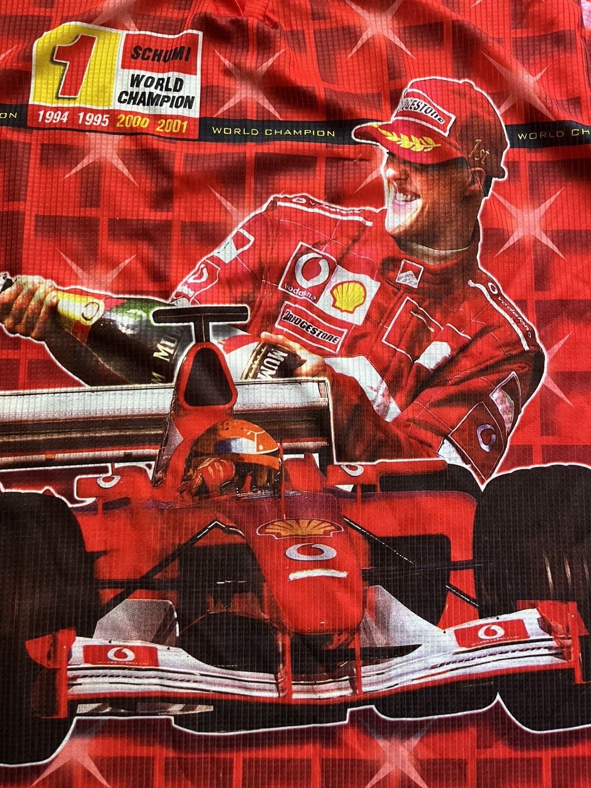 Vintage vintage Ferrari x Michael Schumacher 🇮🇹 fan shirt Size US XL / EU 56 / 4 - 5 Thumbnail
